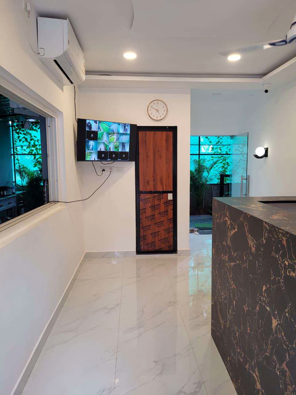 Reception counter at Agusto Beach Stay